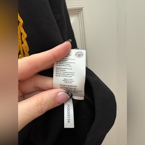 Anine Bing TIGER SWEATSHIRT CHENILLE IN BLACK New with Tags! - Picture 14 of 14